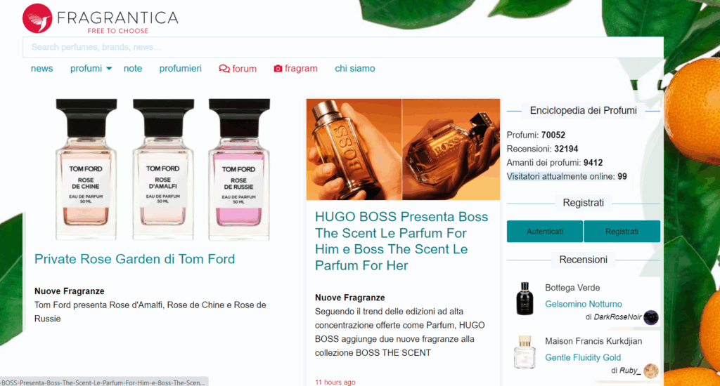 Fragrantica.it – l’enciclopedia online dei profumi