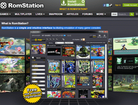 RomStation: l’interfaccia semplice e gratuita per emulare altre console