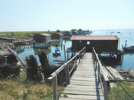 capanni di allevatori di mitili