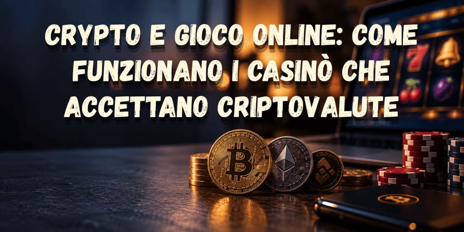 Crypto e gioco online: come funzionano i casinò che accettano criptovalute