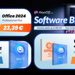 Grande svendita di software su Keysoff: Office 2024 Pro a 23,39€ e Windows 11 Pro a 13,05€ — Licenze a vita, offerta a tempo limitato!