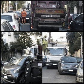 parcheggio_cassonetti cassonetti immondizia