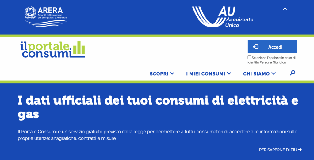 Come controllare i consumi di luce e gas con Spid o CIE