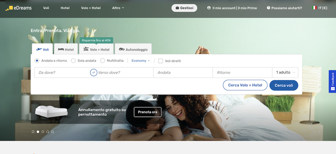 Réservez votre voyage avec eDreams - vols et hôtels screenshot