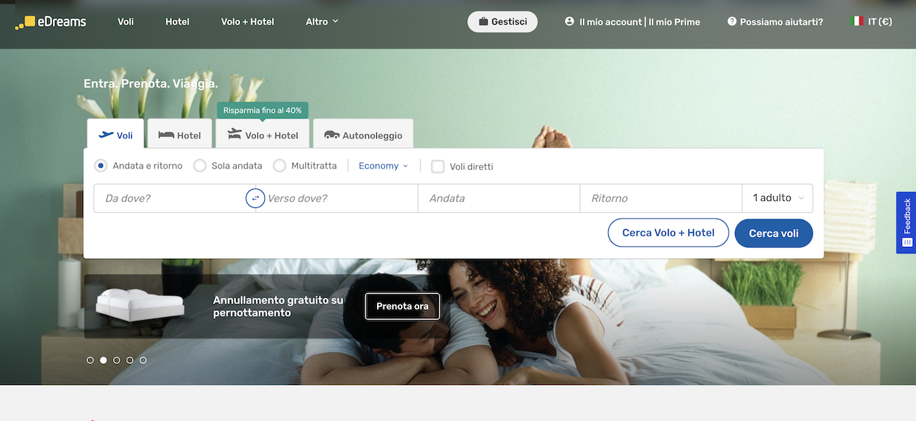 eDreams - la vacanza che desideri al miglior prezzo screenshot