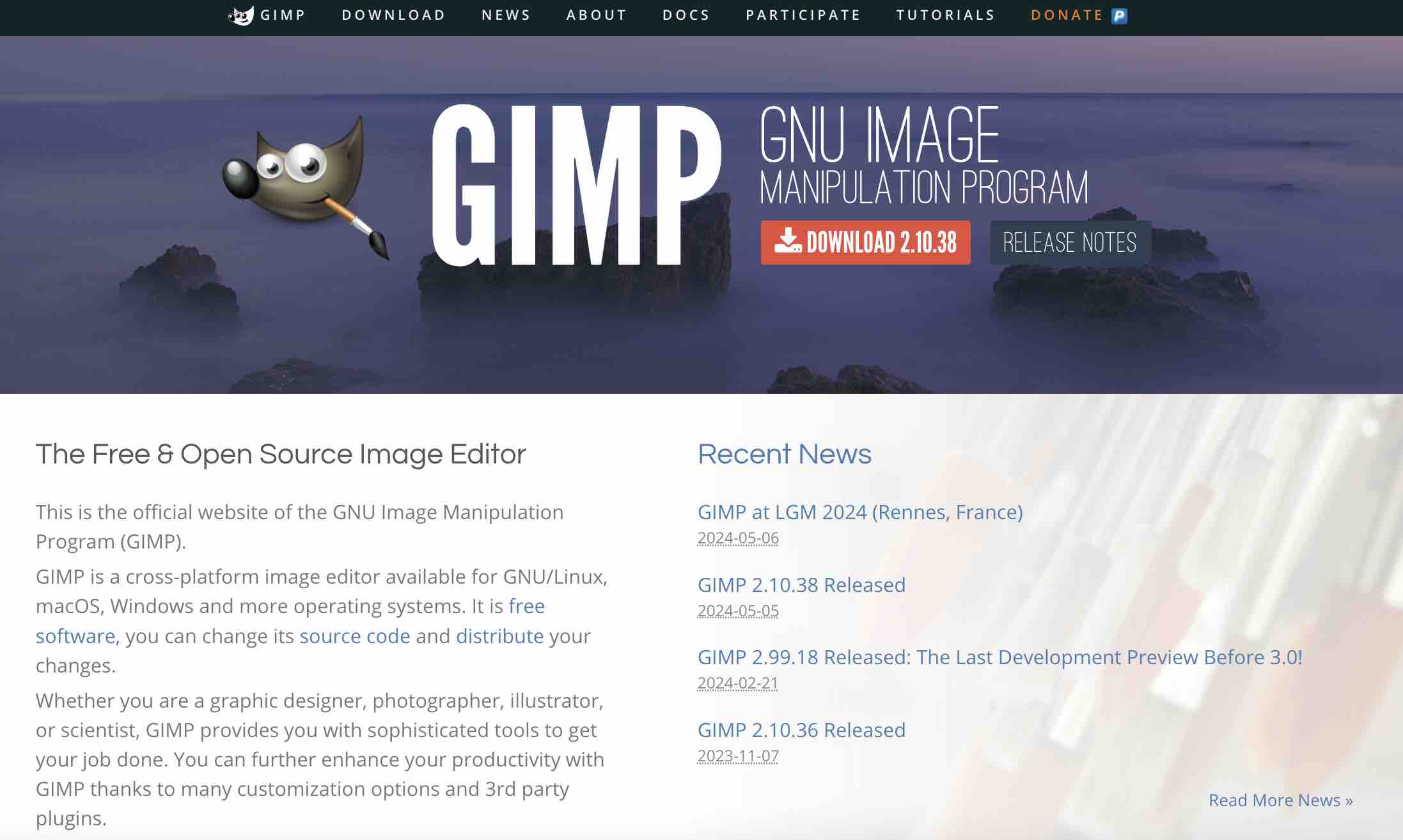 GIMP - Bildbearbeitungsprogramm screenshot