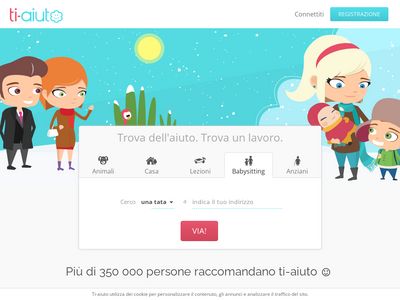 Ti-aiuto.it: per trovare assistenza e trovare lavoro screenshot