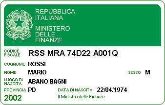 Codice Fiscale